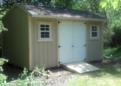 carriage house style shed in erie county